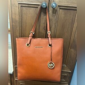 Michael Kors Orange Tote Bag